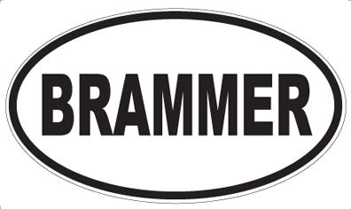 BRAMMER - Oval Magnet