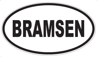 BRAMSEN - Oval Magnet