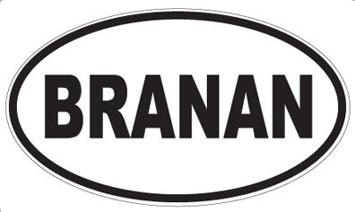 BRANAN - Oval Magnet