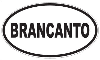 BRANCANTO - Oval Magnet