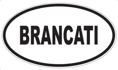 BRANCATI - Oval Magnet