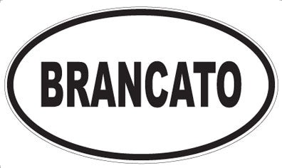 BRANCATO - Oval Magnet