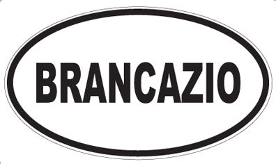 BRANCAZIO - Oval Magnet