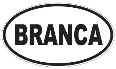 BRANCA - Oval Magnet