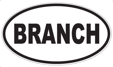 BRANCH - Oval Magnet