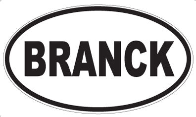 BRANCK - Oval Magnet