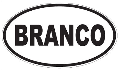 BRANCO - Oval Magnet