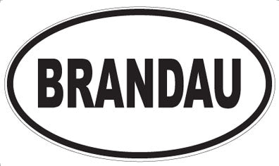 BRANDAU - Oval Magnet