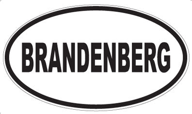 BRANDENBERG - Oval Magnet
