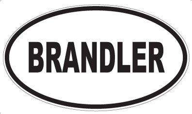BRANDLER - Oval Magnet