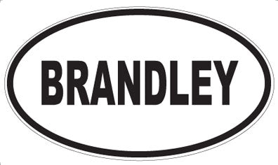 BRANDLEY - Oval Magnet