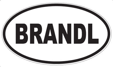 BRANDL - Oval Magnet