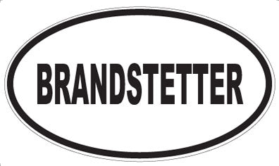 BRANDSTETTER - Oval Magnet