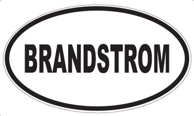 BRANDSTROM - Oval Magnet