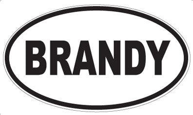 BRANDY - Oval Magnet