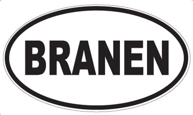 BRANEN - Oval Magnet