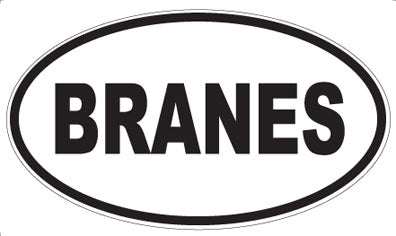BRANES - Oval Magnet