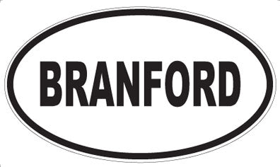 BRANFORD - Oval Magnet