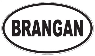 BRANGAN - Oval Magnet
