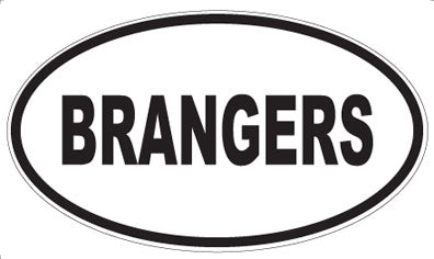 BRANGERS - Oval Magnet