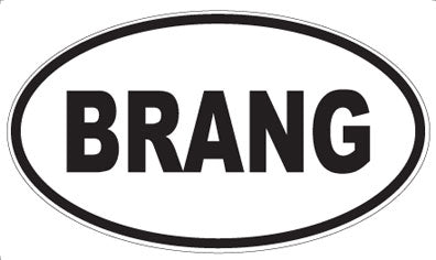 BRANG - Oval Magnet