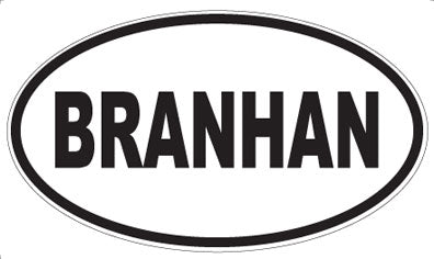 BRANHAN - Oval Magnet