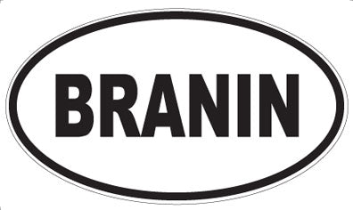 BRANIN - Oval Magnet