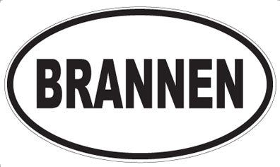 BRANNEN - Oval Magnet