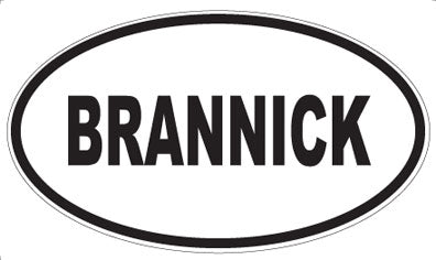 BRANNICK - Oval Magnet