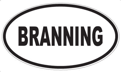 BRANNING - Oval Magnet