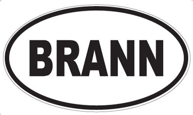 BRANN - Oval Magnet