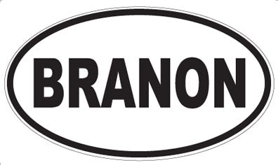 BRANON - Oval Magnet