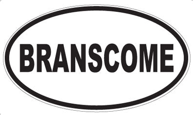 BRANSCOME - Oval Magnet