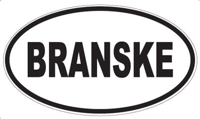 BRANSKE - Oval Magnet