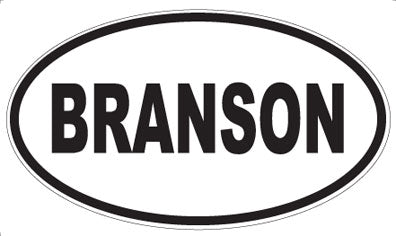 BRANSON - Oval Magnet