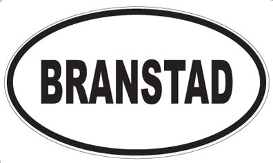 BRANSTAD - Oval Magnet