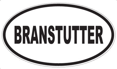 BRANSTUTTER - Oval Magnet