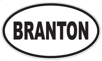 BRANTON - Oval Magnet