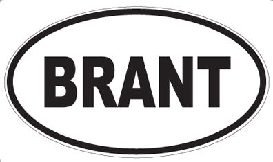 BRANT - Oval Magnet