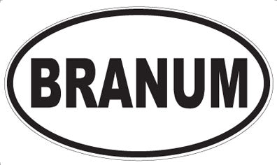 BRANUM - Oval Magnet