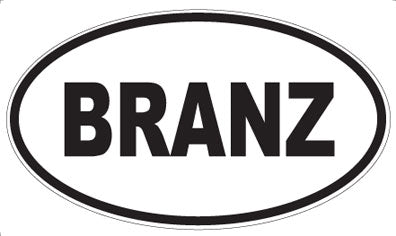BRANZ - Oval Magnet