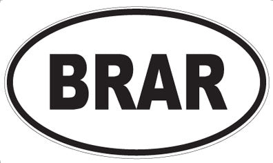 BRAR - Oval Magnet