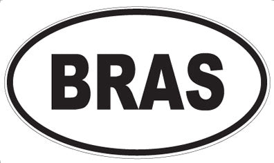 BRAS - Oval Magnet