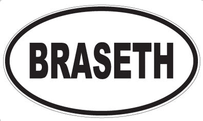 BRASETH - Oval Magnet