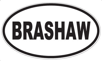 BRASHAW - Oval Magnet