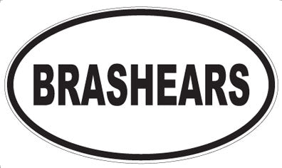 BRASHEARS - Oval Magnet