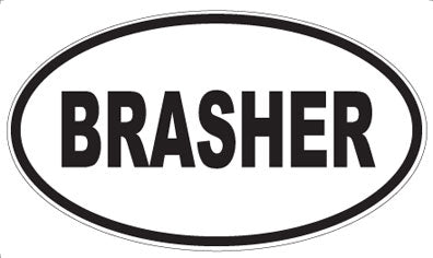 BRASHER - Oval Magnet