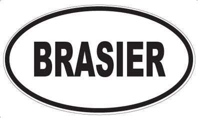 BRASIER - Oval Magnet