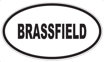 BRASSFIELD - Oval Magnet