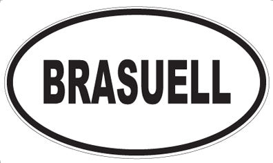 BRASUELL - Oval Magnet